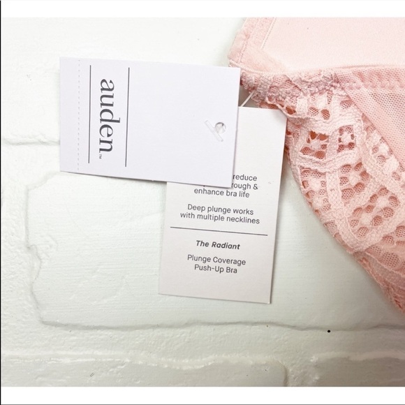 nwt Auden The Radiant Lace Push Up Bra - Picture 8 of 9
